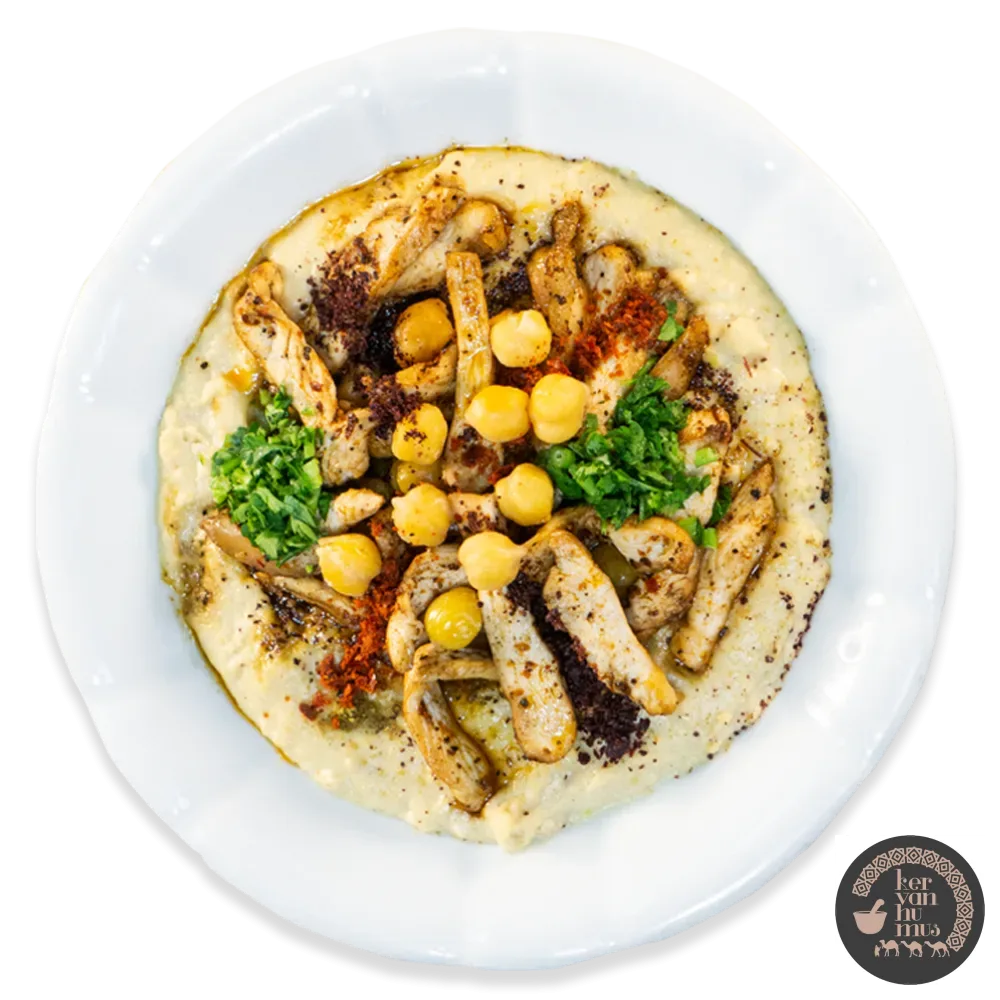 Tavuklu Hummus