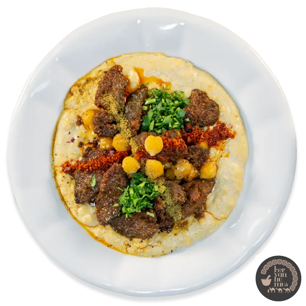 Sucuklu Hummus