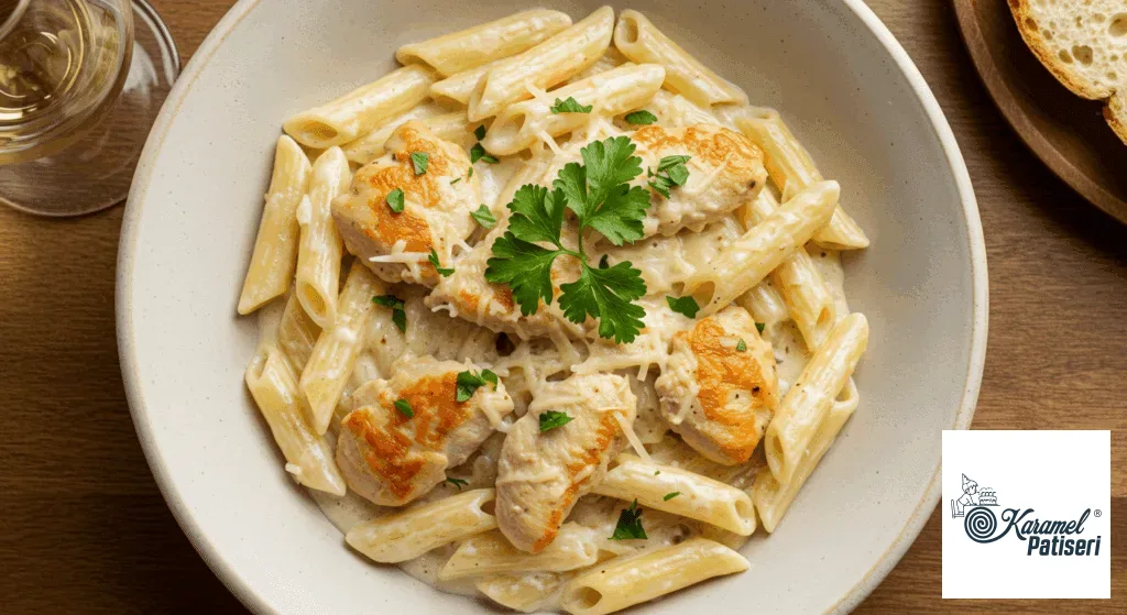 Kremalı Tavuklu (penne-fettuchini)